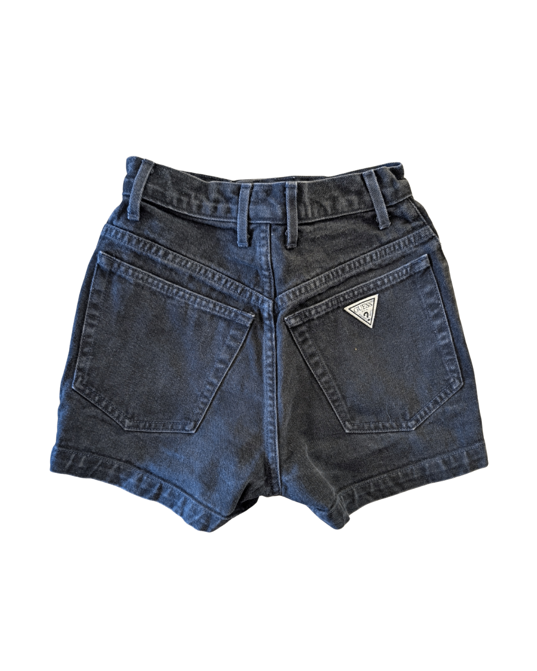 Vintage Black Guess Shorts - 24" W