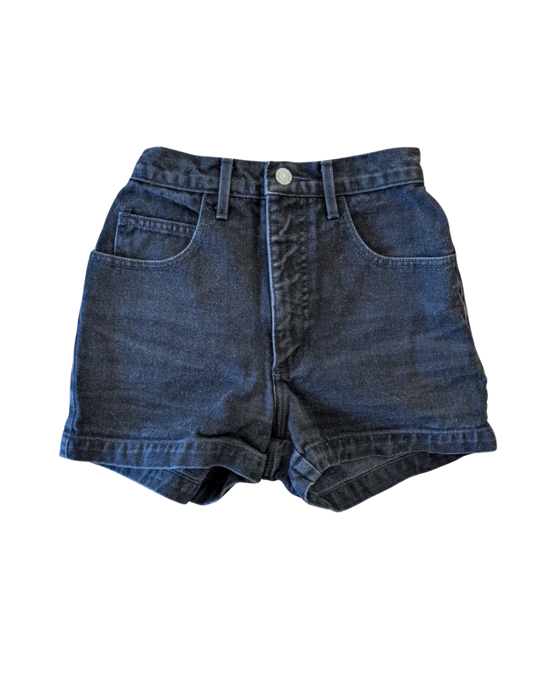 Vintage Black Guess Shorts - 24" W