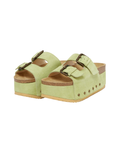 Intentionally Green Platform Sandals - 41
