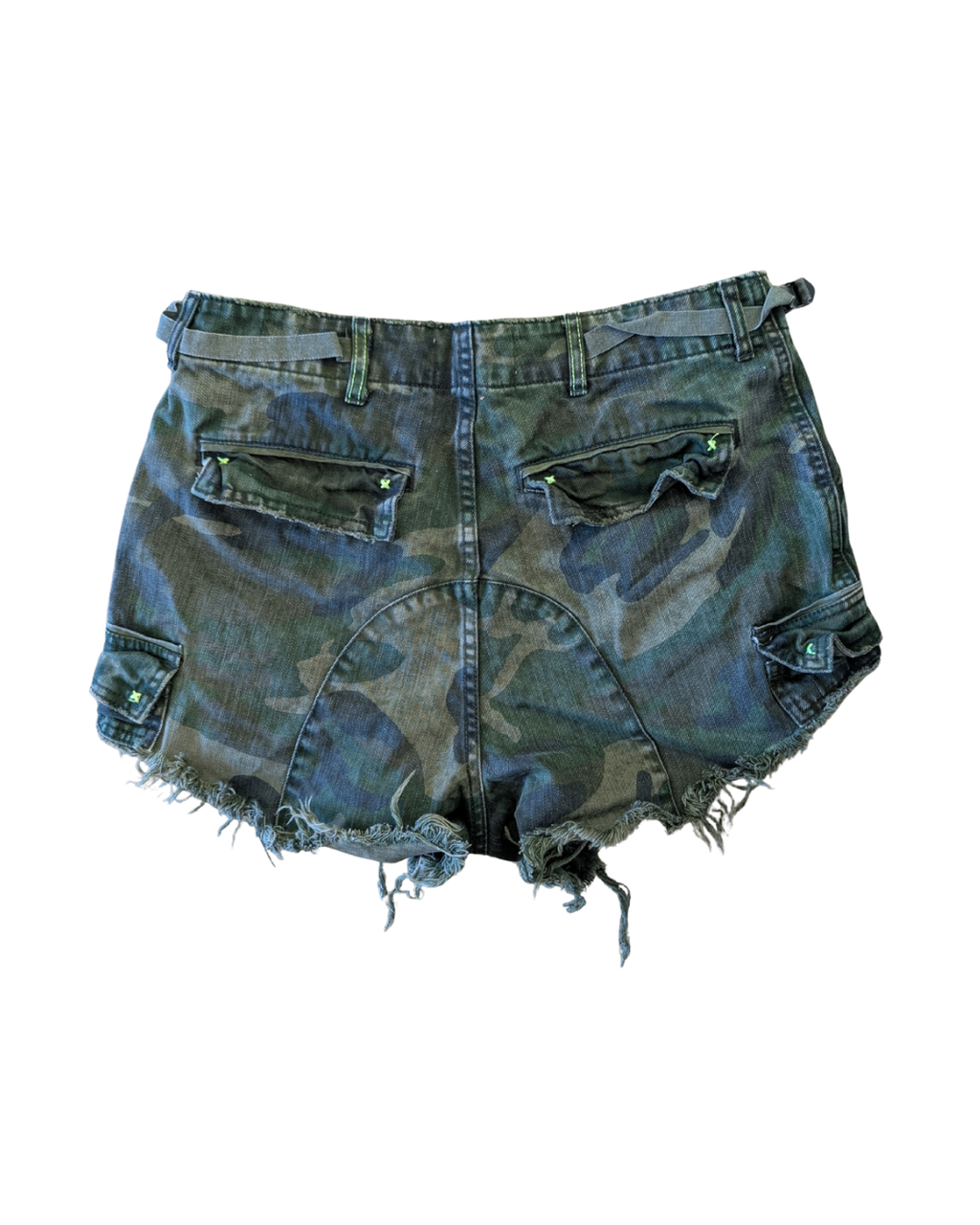 Green camouflage We The Free Shorts Unknown