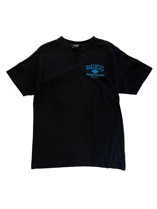Black Harley-Davidson T-Shirt Waikiki — S
