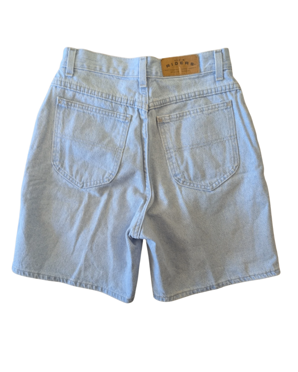 Light Wash Rider Shorts - 8 Med (28"W)