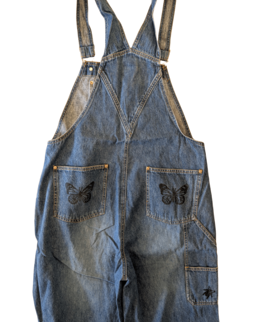 Cherokee Handstamped Overalls - M
