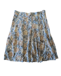 Vintage Floral Pleated Skirt - 26-27W