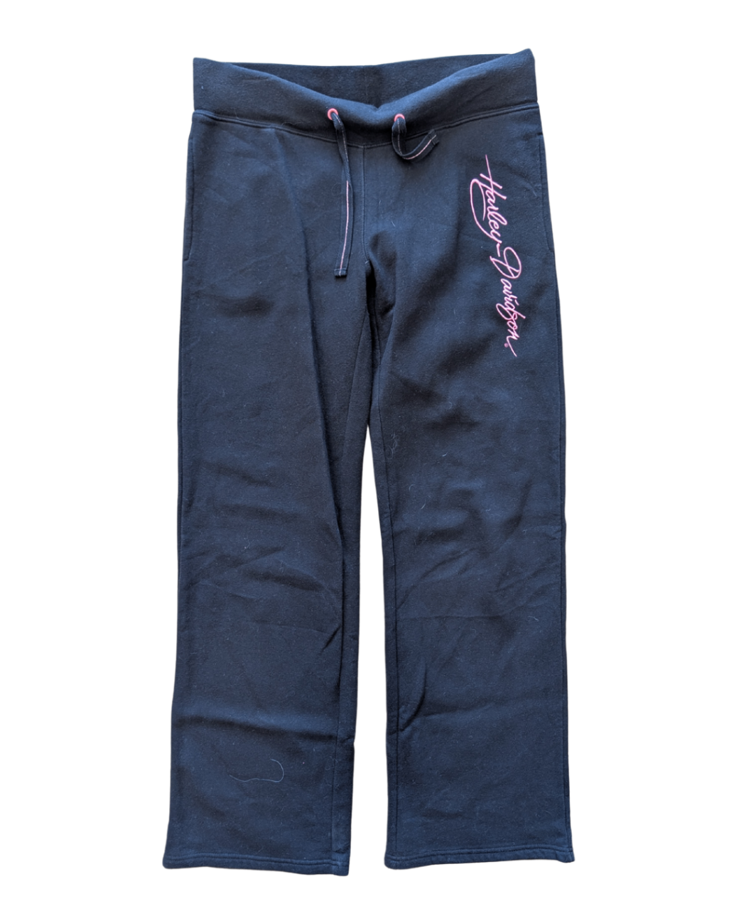 Black/Pink Harley Sweat Pants - S (32x30)