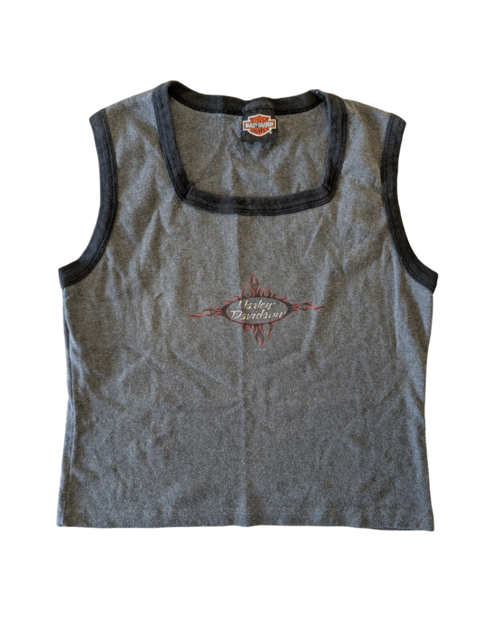 Gray/Black Harley '00 Tank - XL