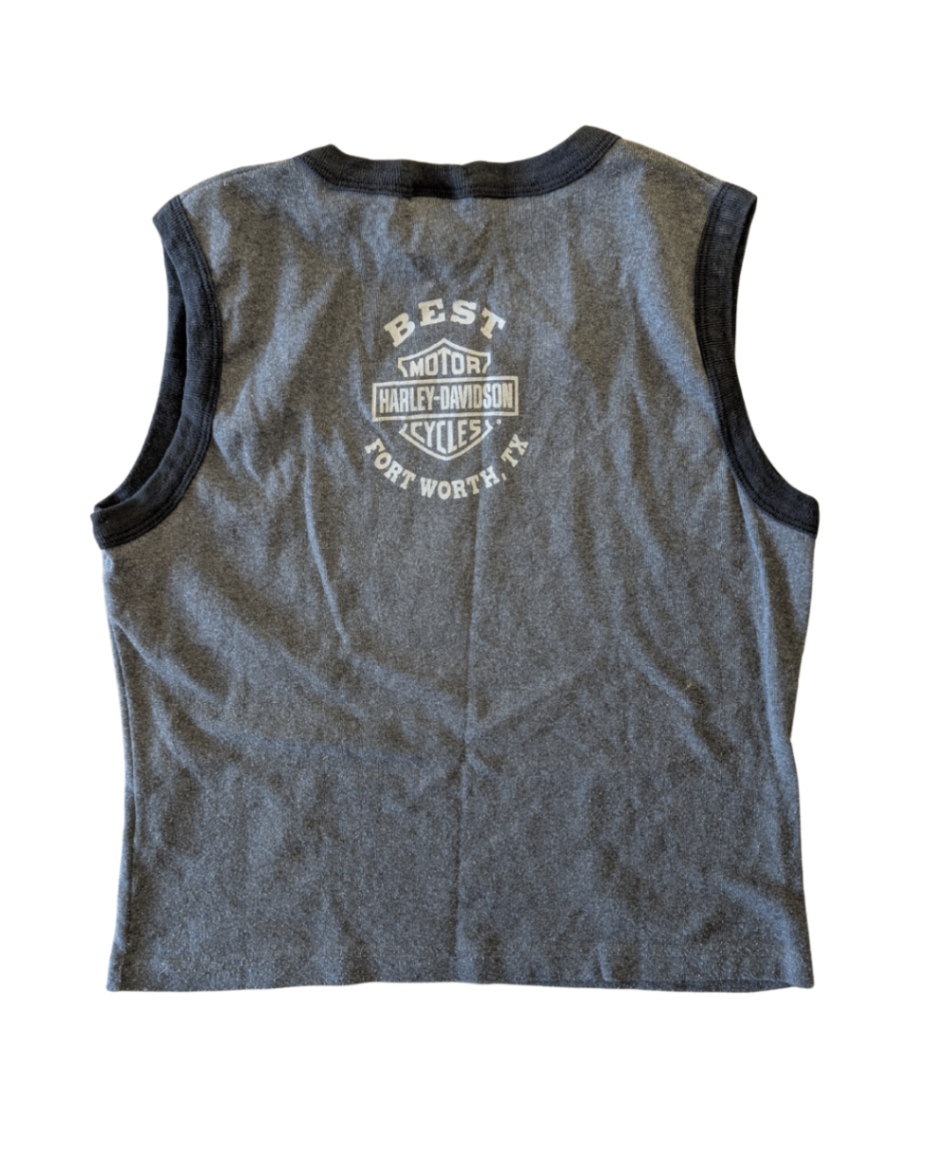 Gray/Black Harley '00 Tank - XL