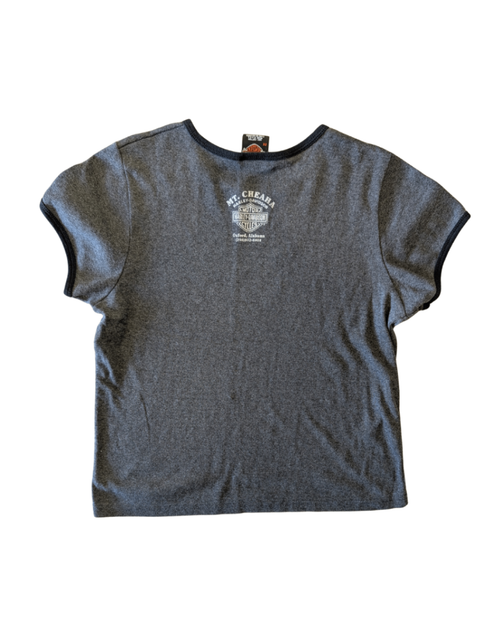 '02 Black and Gray Harley Tee - 2X