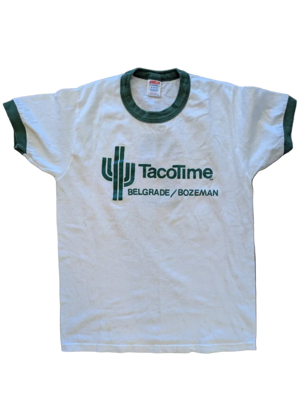 Vintage Taco Time Ringer Tee - S