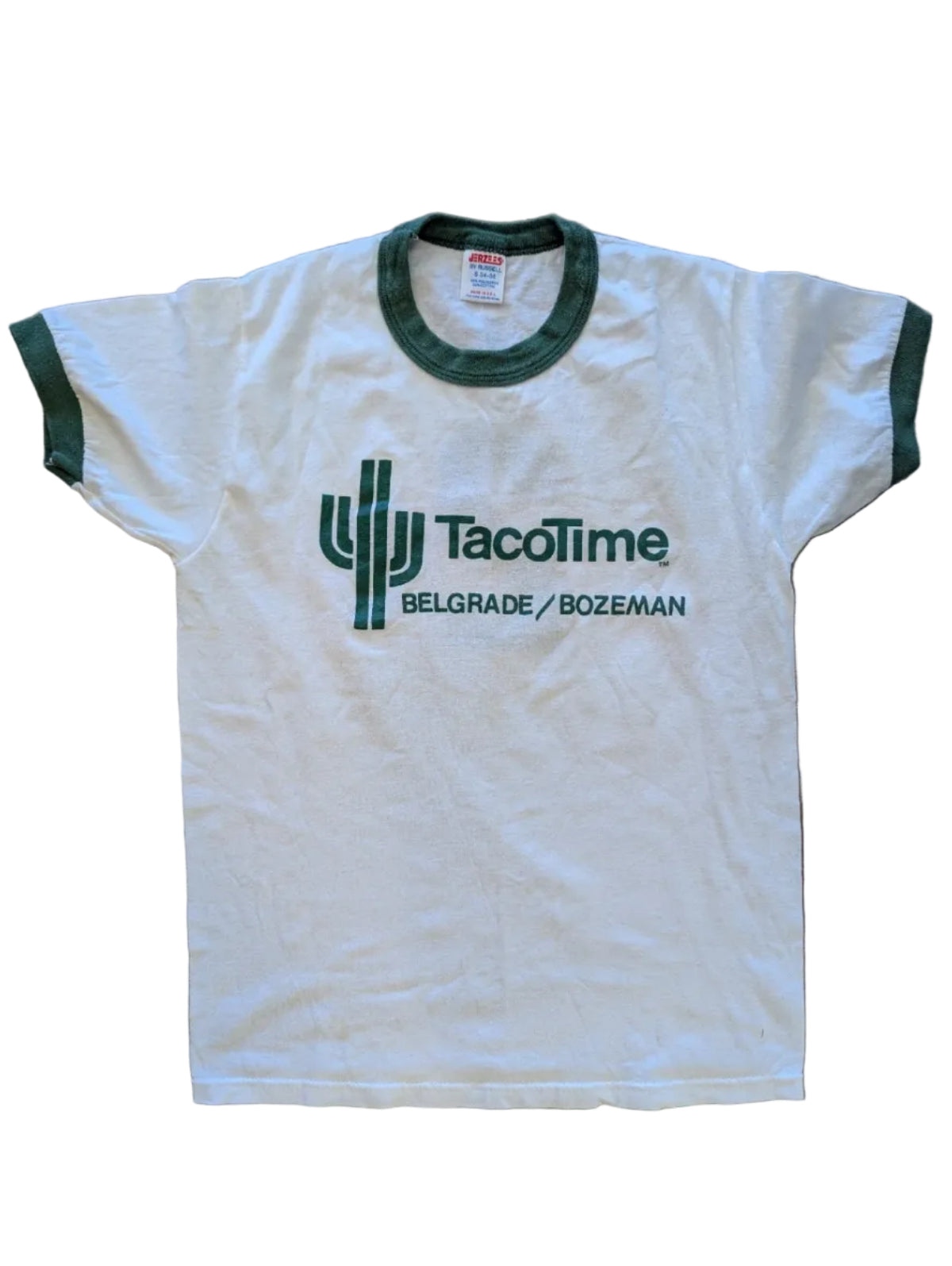 Vintage Taco Time Ringer Tee - S