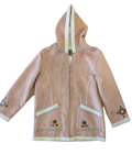 Cabelas Suede Sherpa Zip Up - L