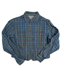 Vintage Plaid Cropped Blazer - 4
