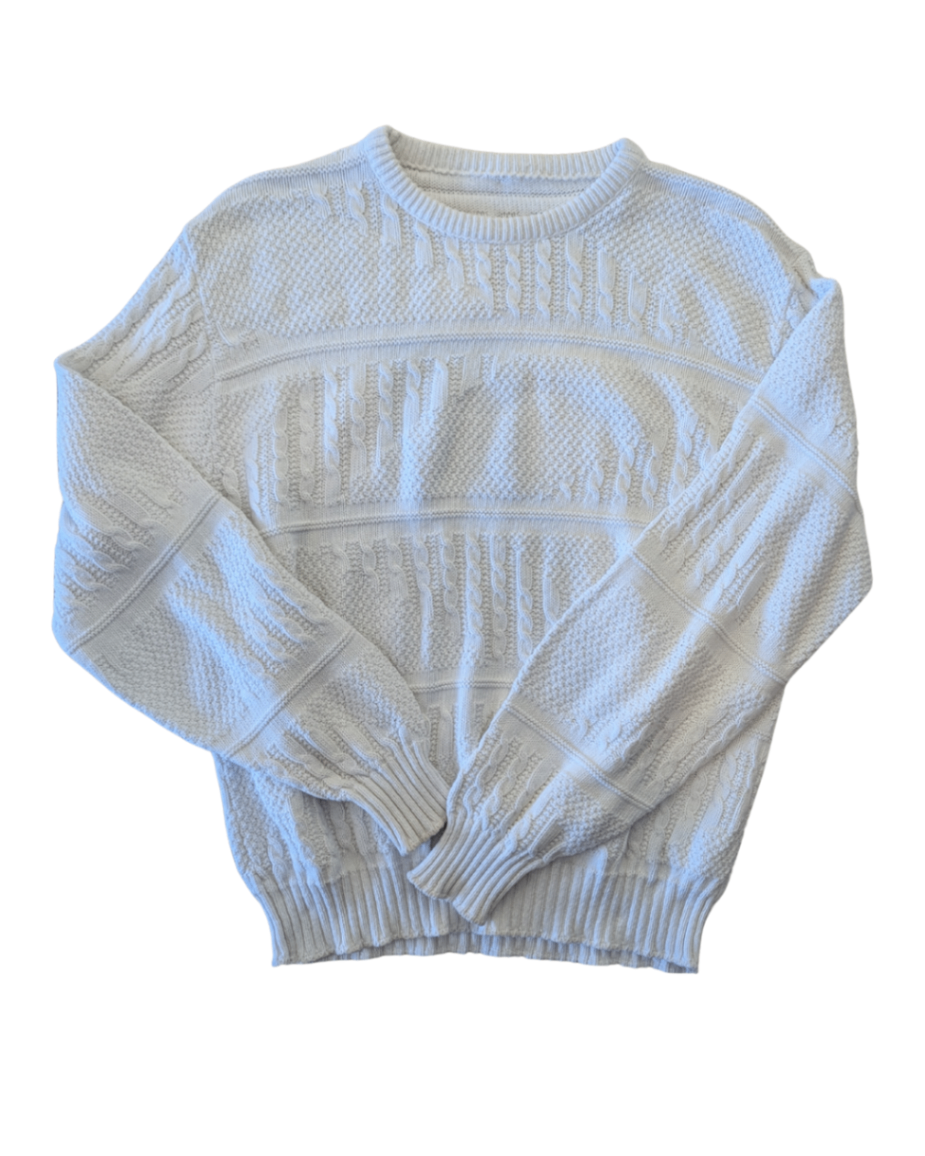 White Knit Sweater