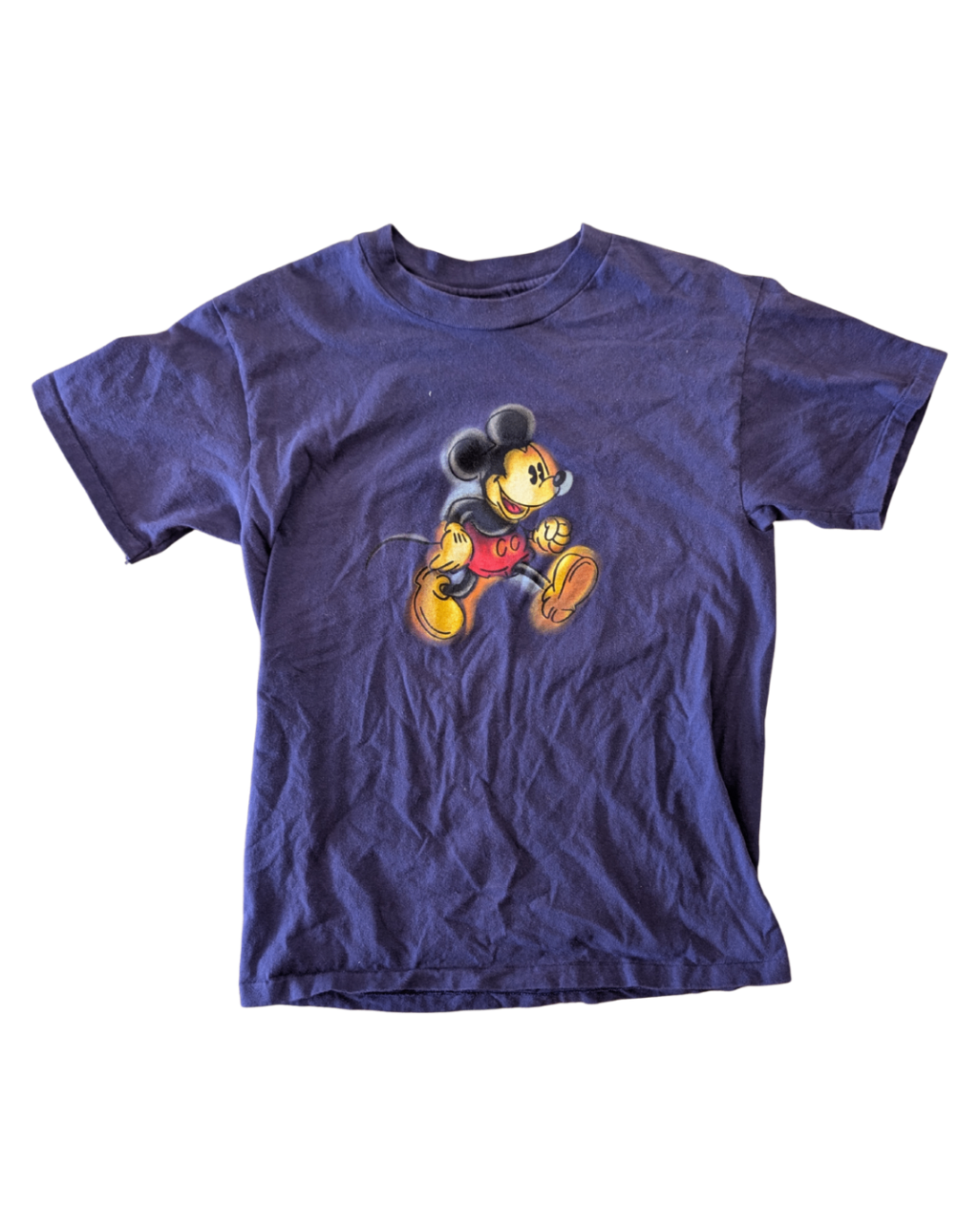 Vintage Purple Mickey Mouse Tee - M