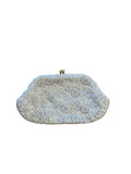 Cream Beaded Handbag