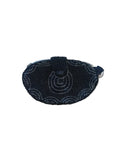 Black Beaded Bullseye Clutch