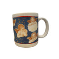 White Blue Cherub Mug