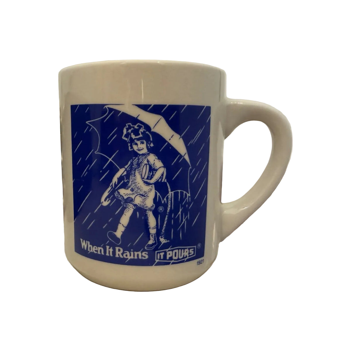 Cream/Beige When it Rains It Pours Mug