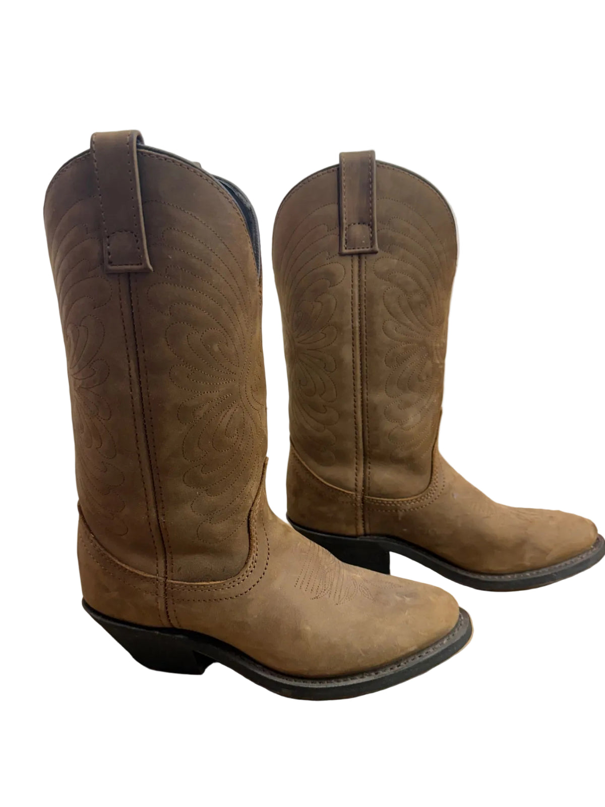 Brown Masterson Leather Boots - 5.5