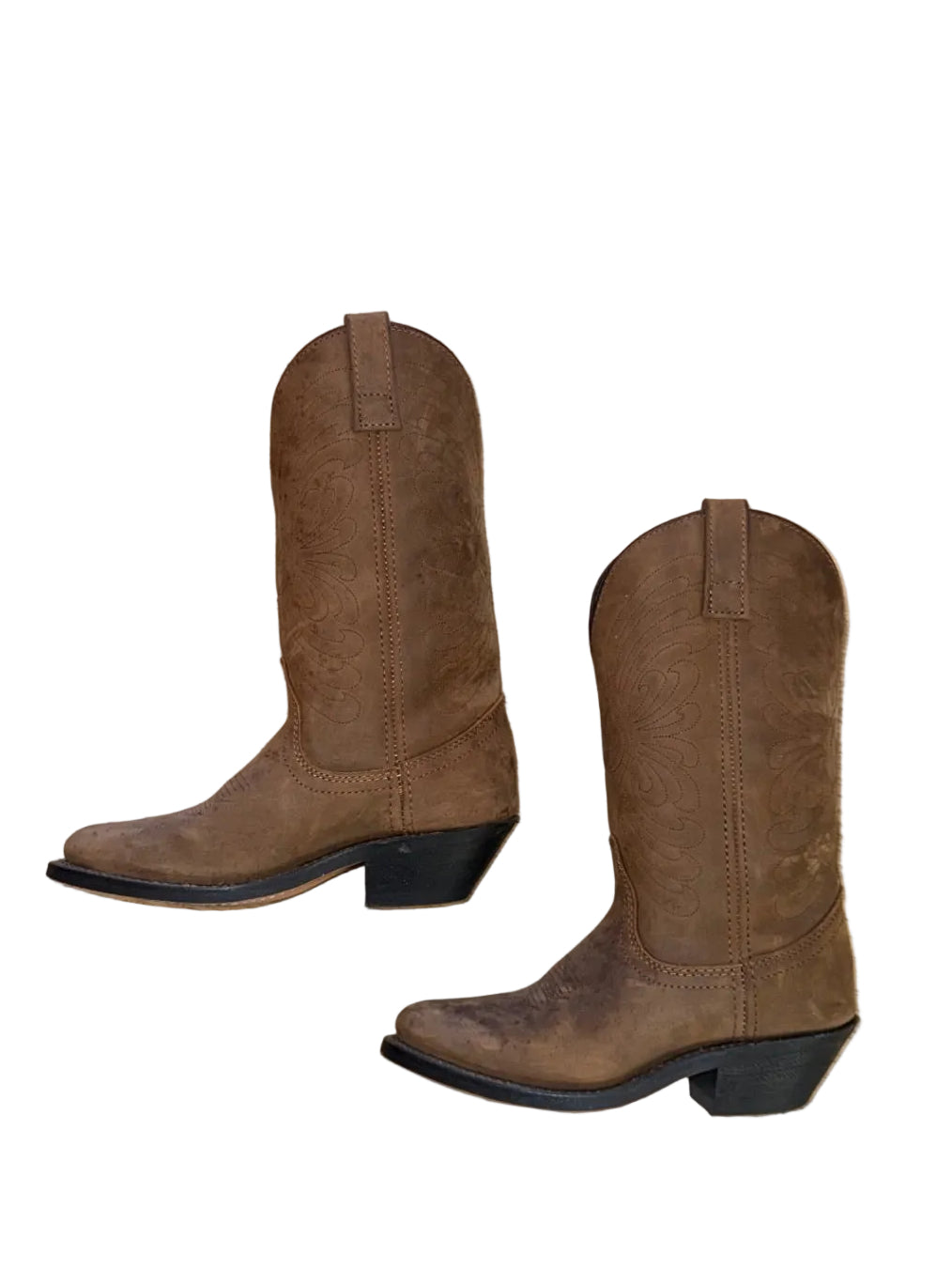 Brown Masterson Leather Boots - 5.5