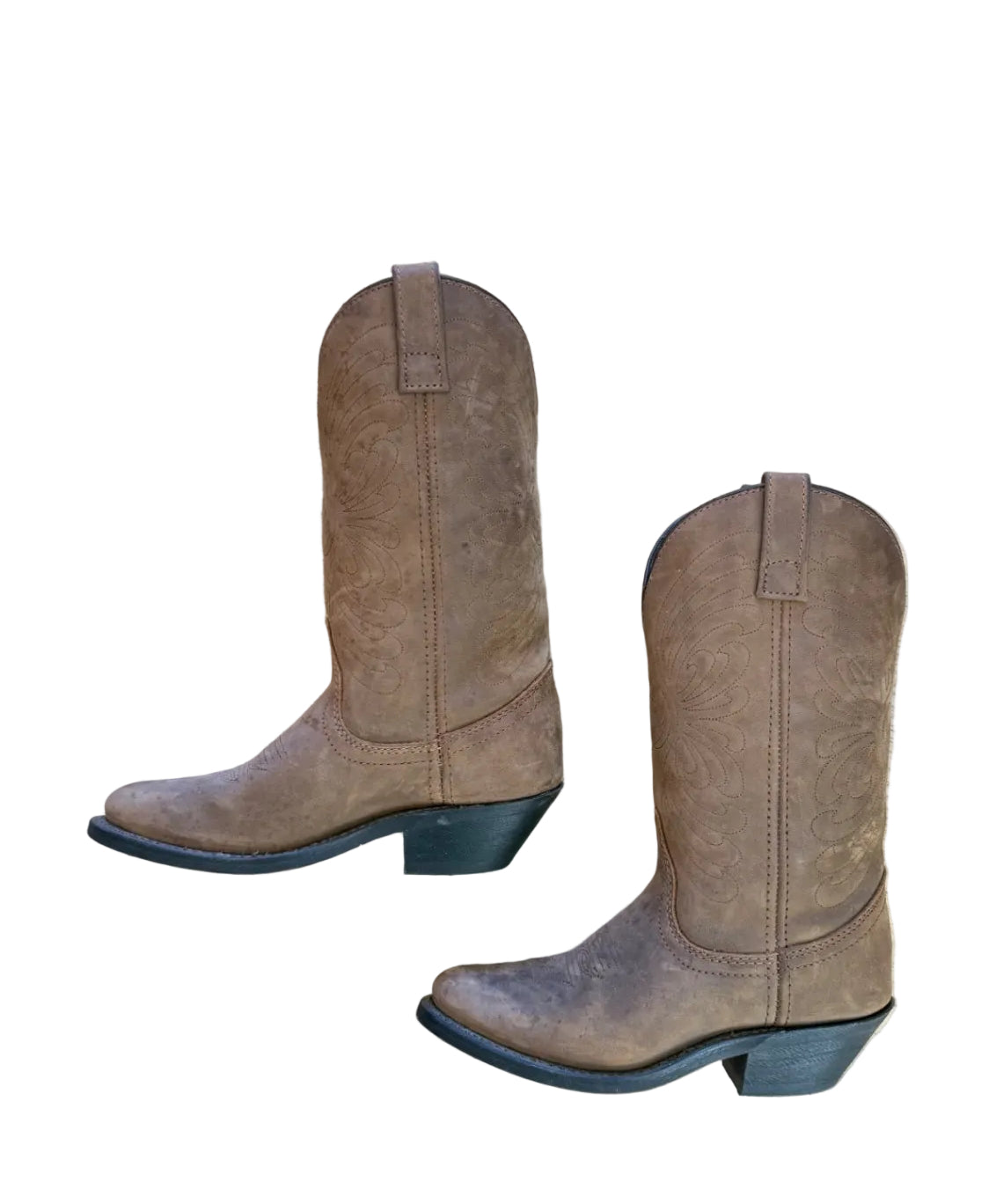 Brown Masterson Leather Boots - 5.5