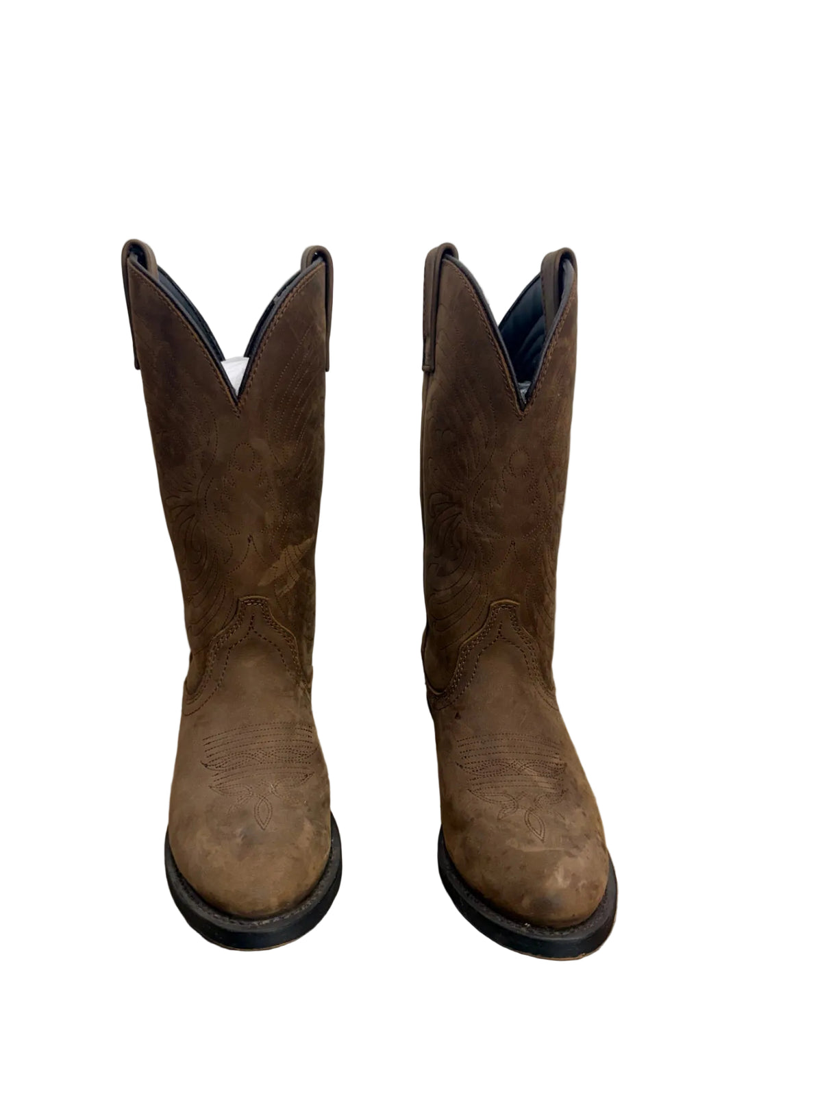 Brown Masterson Leather Boots - 5.5