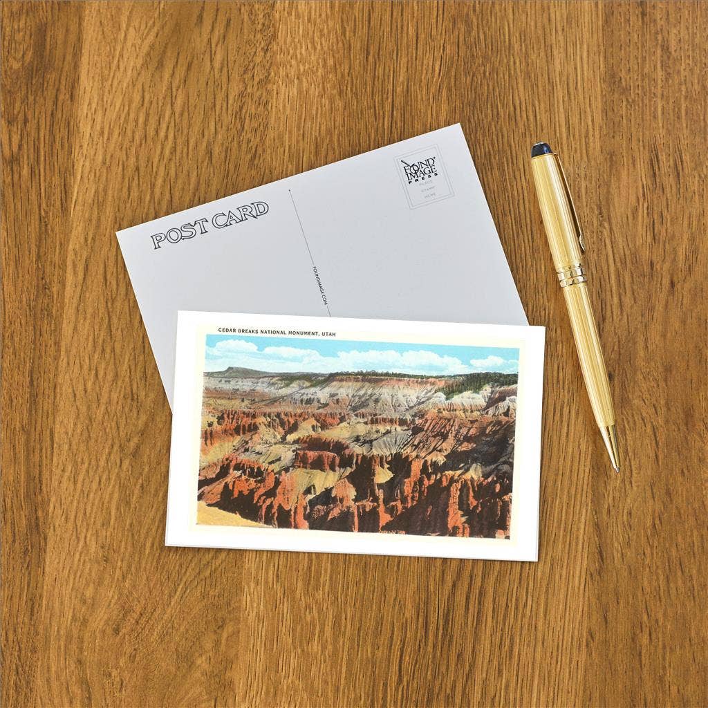 Cedar Brakes National Monument, Utah Postcard