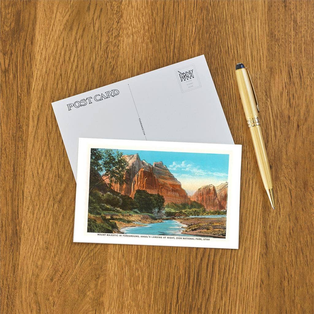 Mt. Majestic, Zion National Park, Utah Postcard