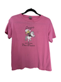 Cowgirls are Heroes Pink Shirt Small