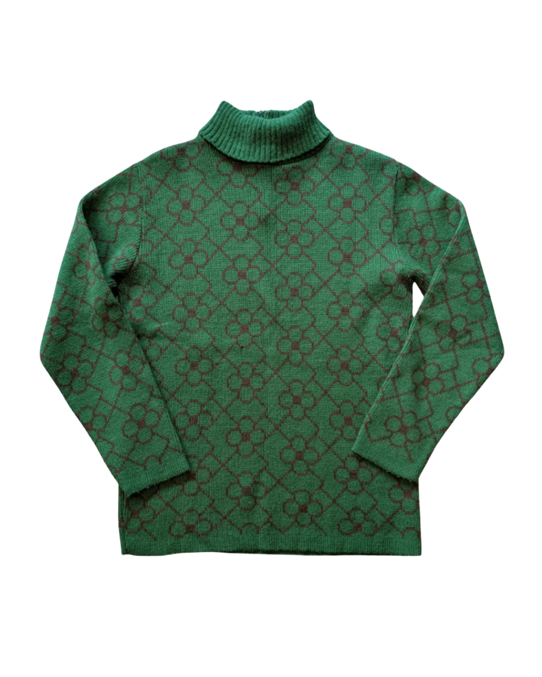 Vintage Green Turtleneck