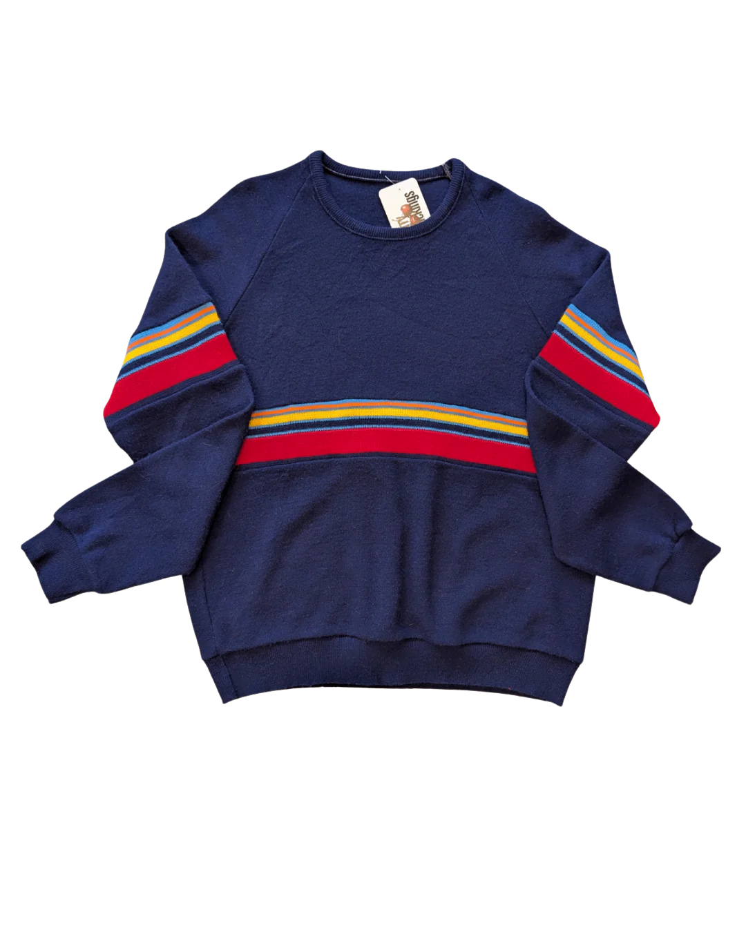 Vintage Navy Striped Knit