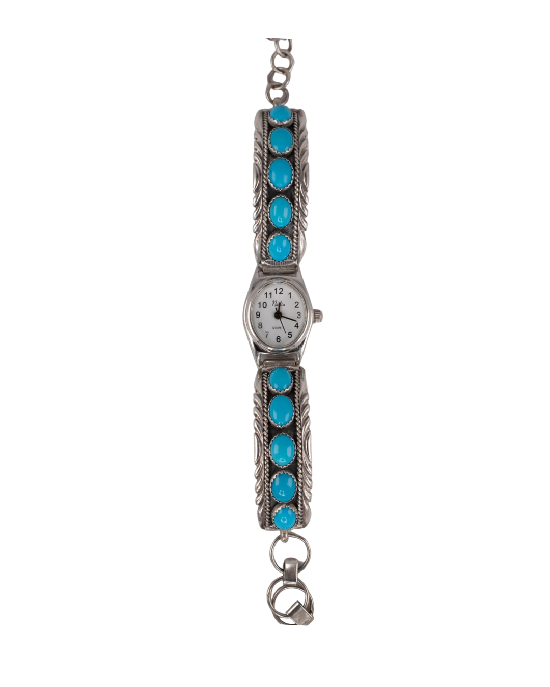 SS Turquoise Watch (Needs new battery)