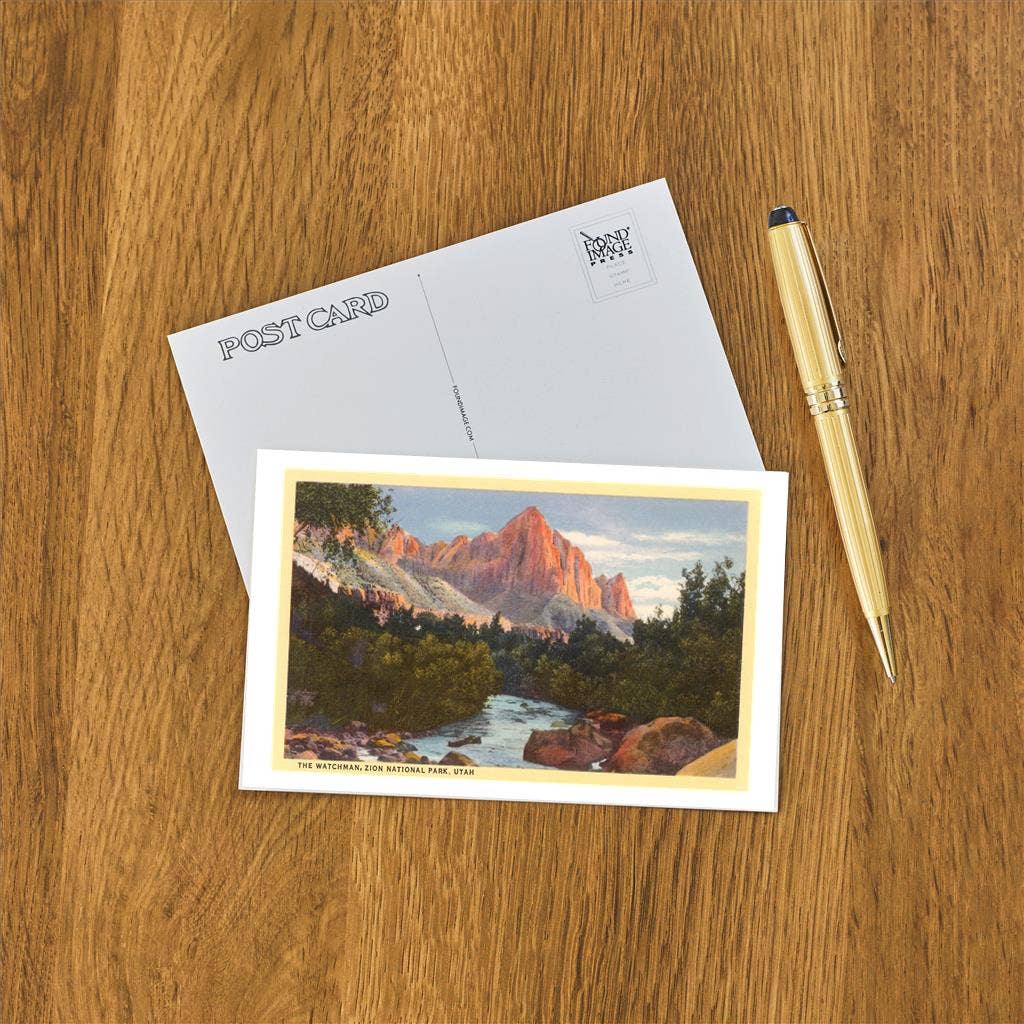 Watchman, Zion National Park, Utah Postcard