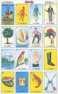 Mexican Fortune Telling Cards Postcard