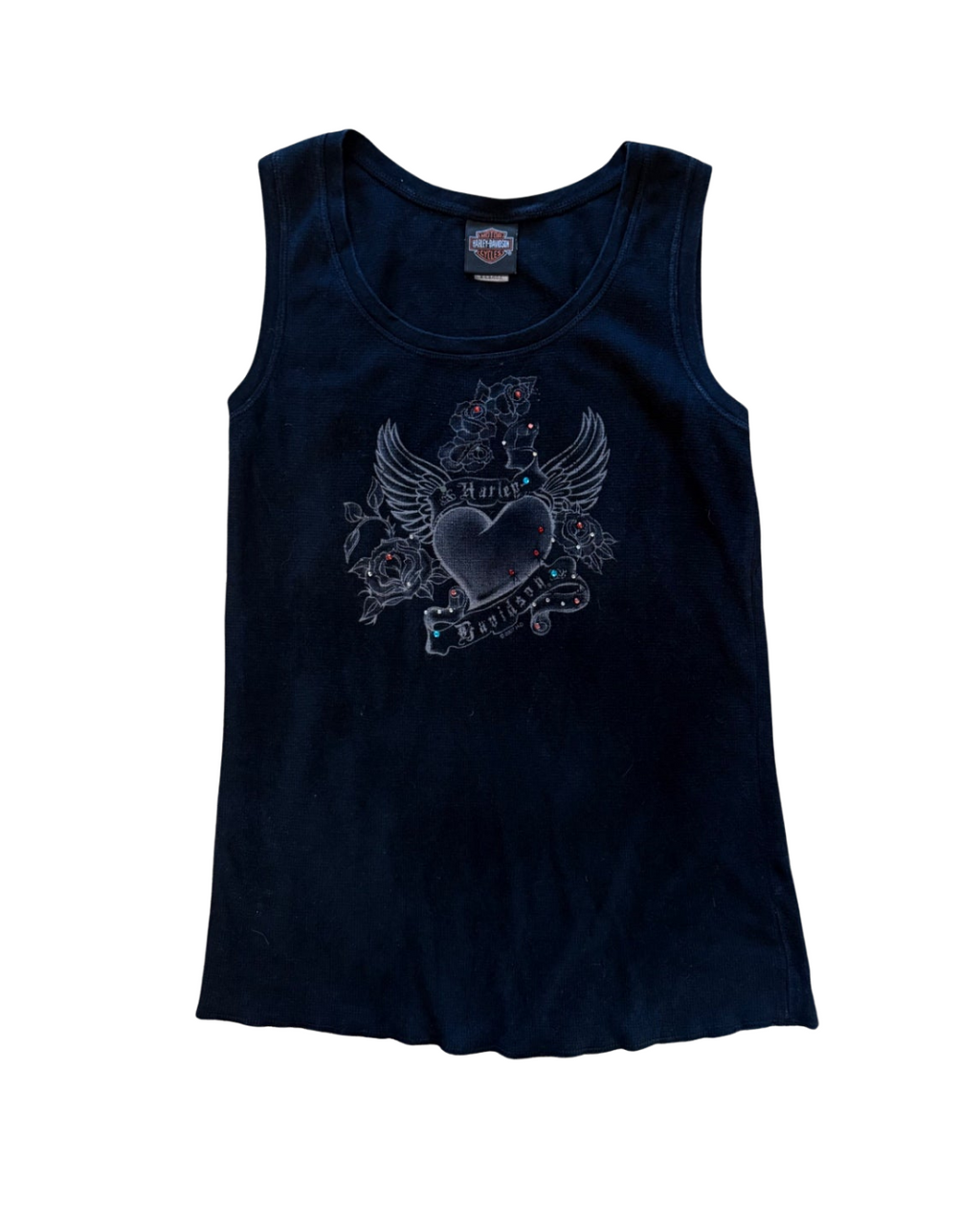 Black Harley Davidson Tank Top — M