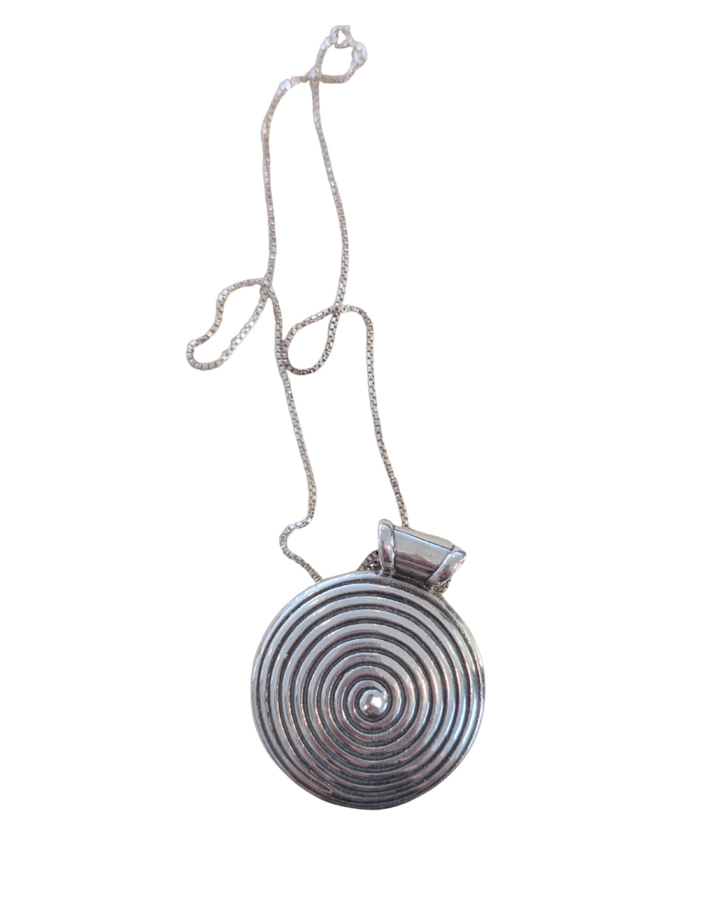 SS Large Pendant and Chain