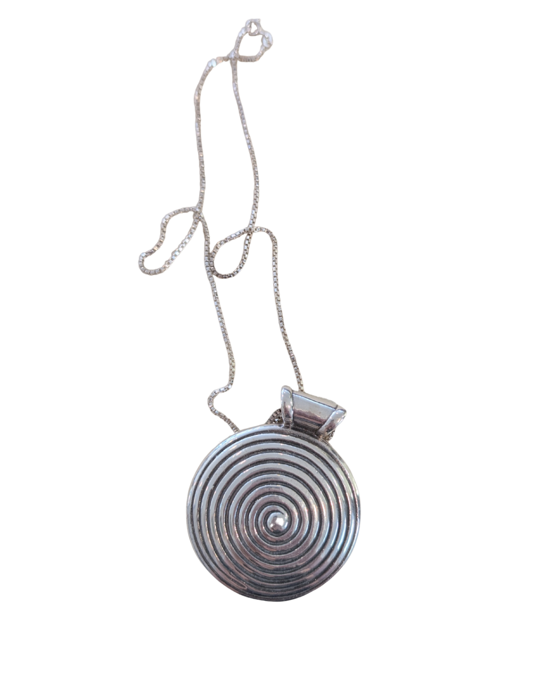 SS Large Pendant and Chain