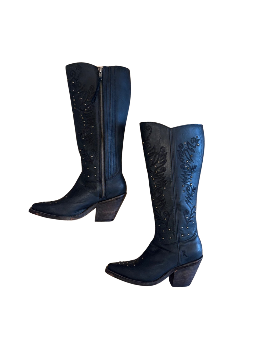 Justin Reba Boots Black - 5