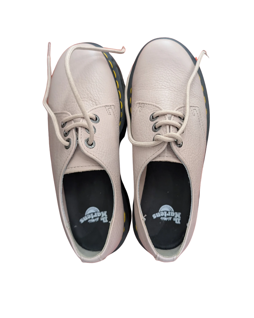 Taupe Platform Dr Martens Oxfords - 7M/8L