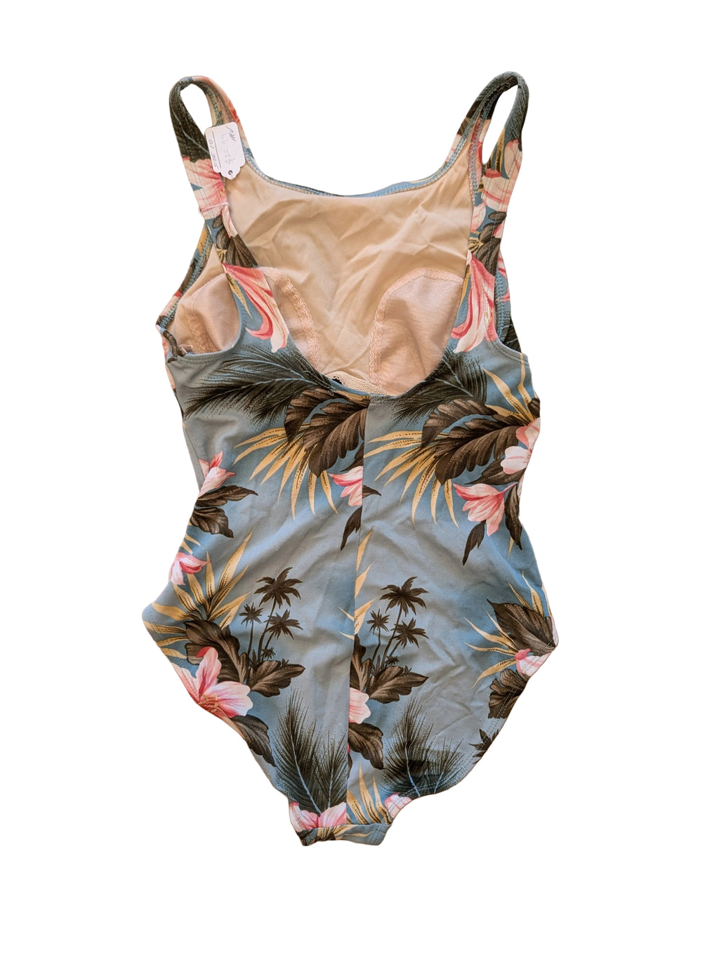 Blue Vintage Swimsuit & Skirt