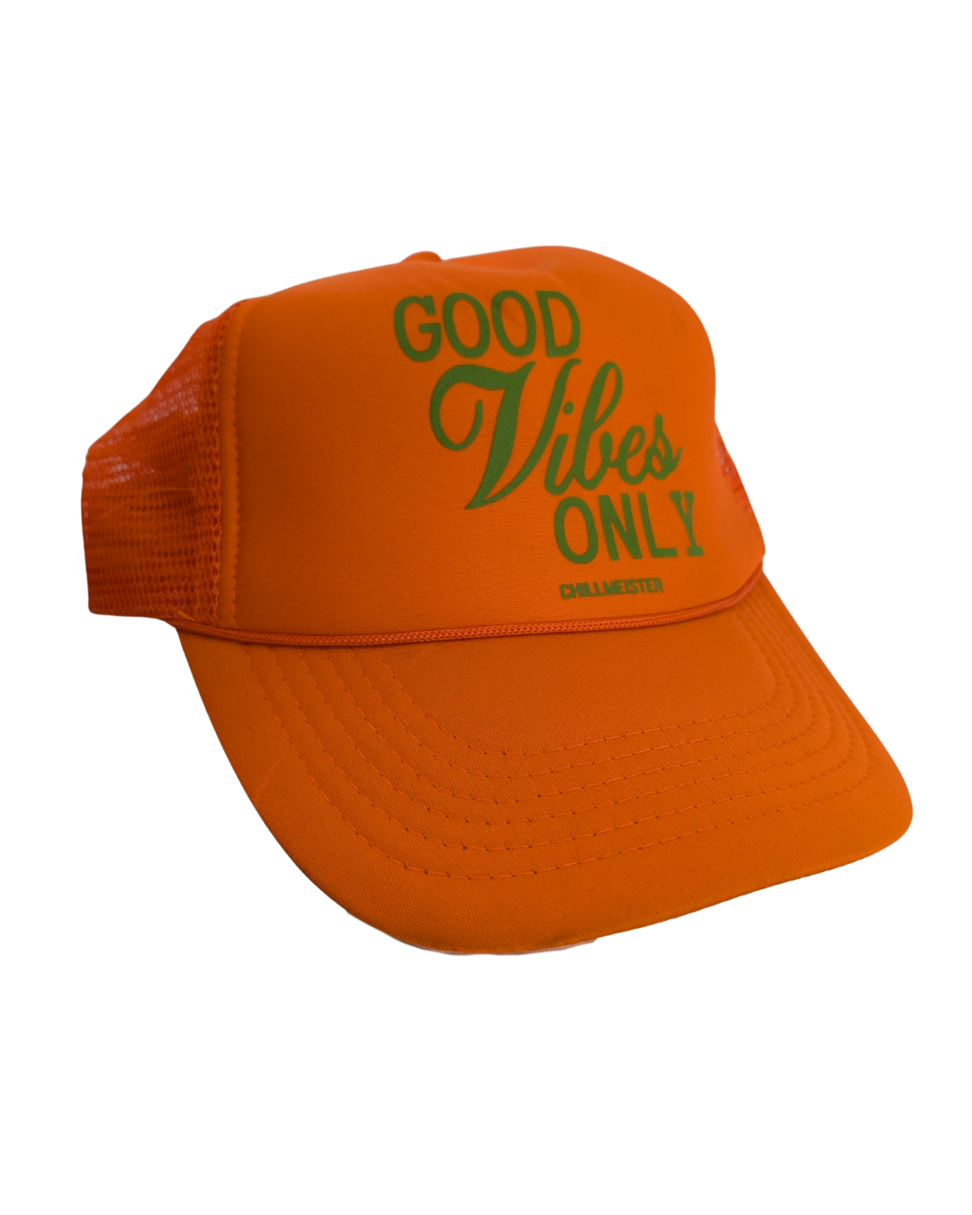 Orange Good Vibes Only Hat