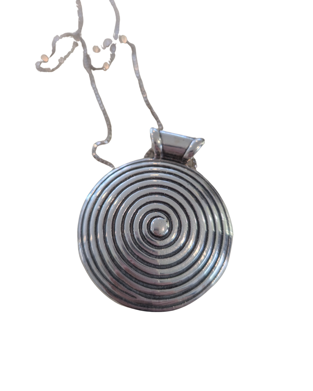 SS Large Pendant and Chain