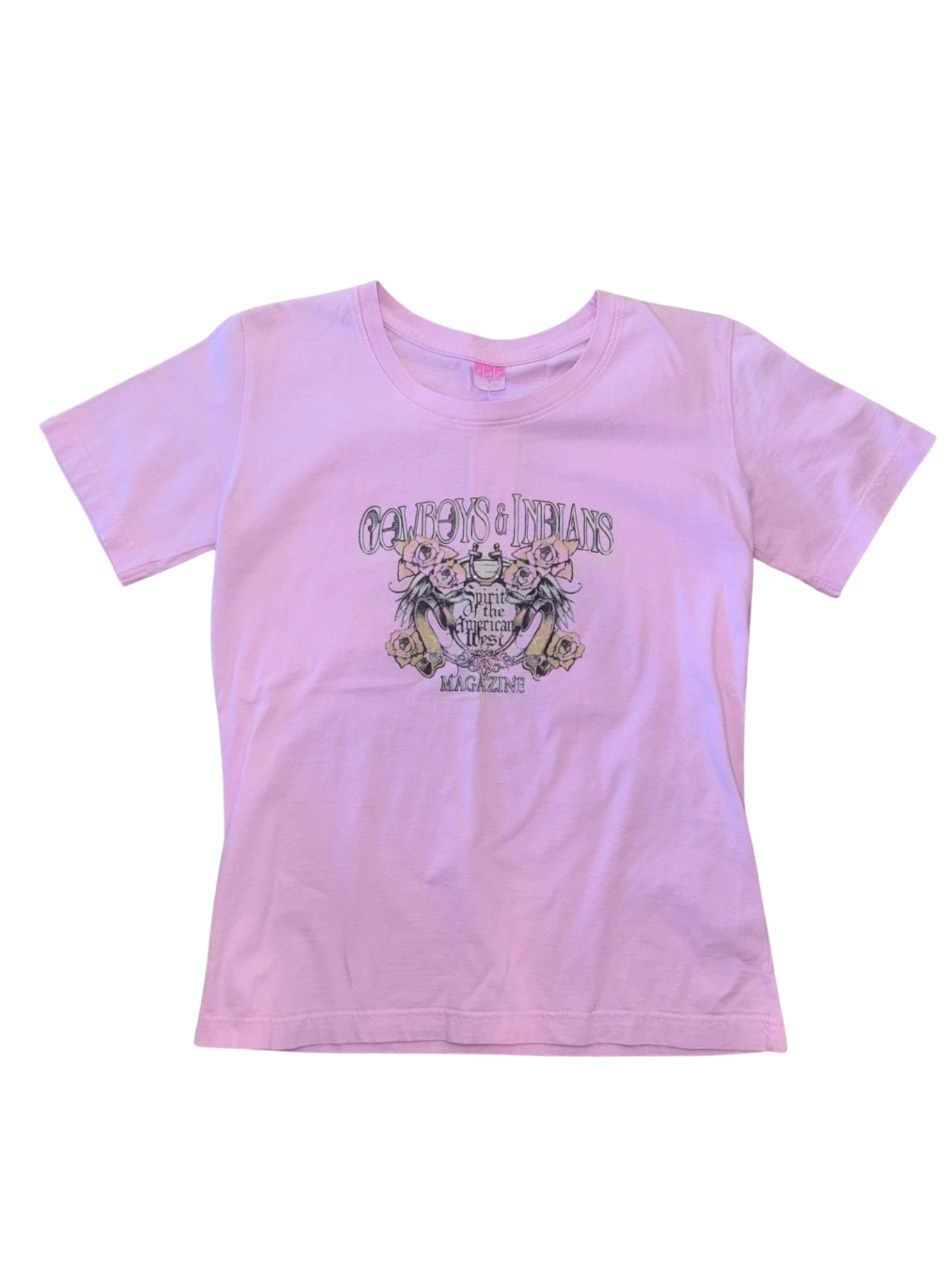 Pink Western T Shirt — M