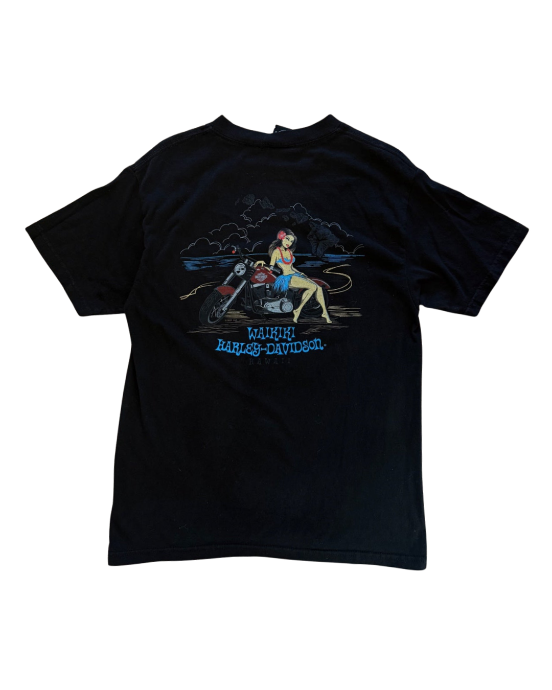 Black Harley-Davidson T-Shirt Waikiki — S
