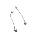 SS Thread Moon Star Earrings